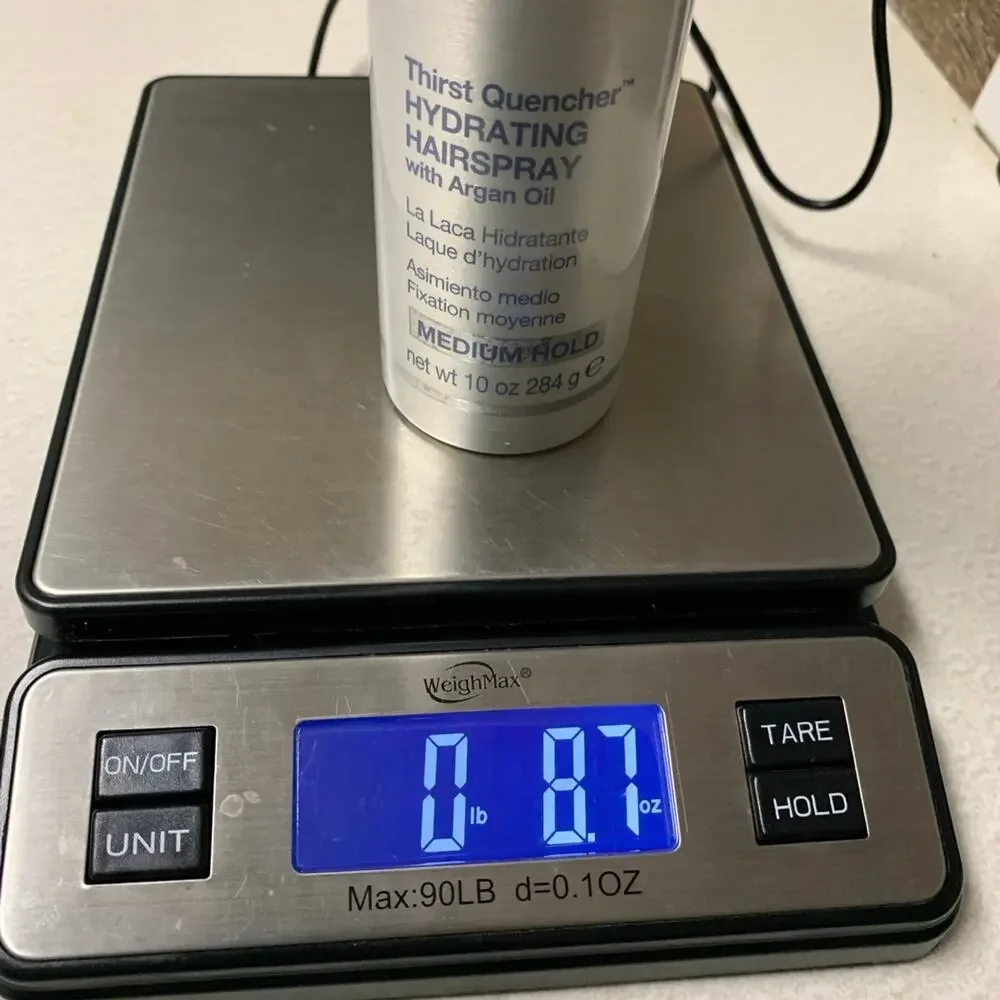 90% Full Nick Chavez Beverly Hills Thirst Quencher Hydrating Hairspray Argan Oil